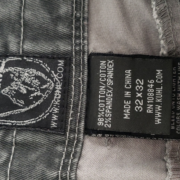 KUHL VINTAGE PATINA DYE JEANS, MEN'S: 32 X 32, $39 - Picture 5 of 9